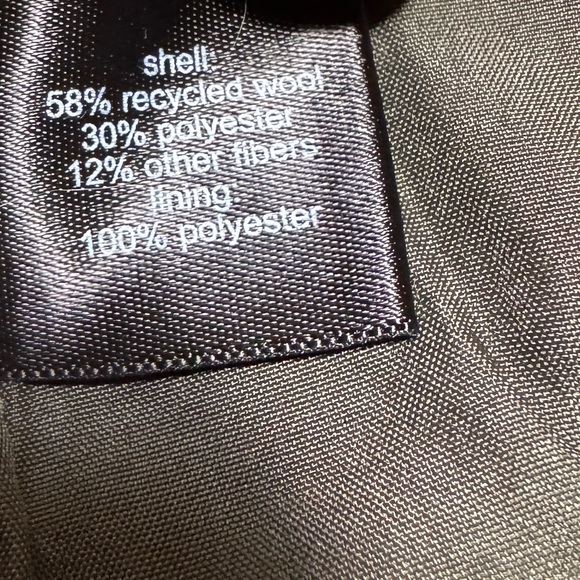 The Limited Women’s Wool Blend Military Utilitarian Army Green Blazer Jacket XS - Picture 14 of 15